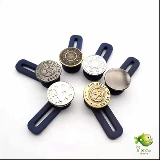 YOYO กระดุมขยายเอว เพิ่มขนาดรอบเอวกางเกง สายบุฟเฟ่ต์ต้องไม่พลาด jeans buttons