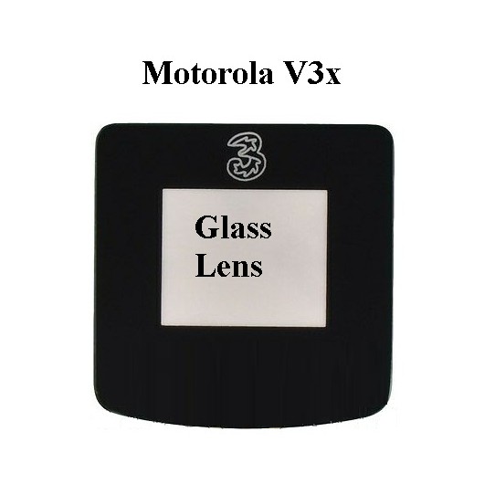 Motorola Moto V3x / V3 x แผงด้านหน้าหน้าจอ LCD เลนส์เลนส์เลนส์กระจก / กระจกสําหรับซ่อม