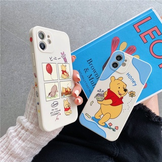 เคสซิลิโคนนิ่ม ลายการ์ตูนหมีพูห์ สําหรับ realme C21Y C25Y C1 C2 C3 5 5i 5s 6i 5pro 8 pro c11 2021 c20 Narzo 30A C25 c15 c12 c25s 7i c17 c21