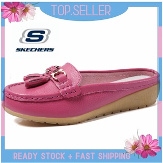 [พร้อมส่ง] *Skechers__go Walk Arch Fit รองเท้าแตะโลฟเฟอร์ ส้นแบน แบบสวม สําหรับผู้หญิง ผู้ชาย