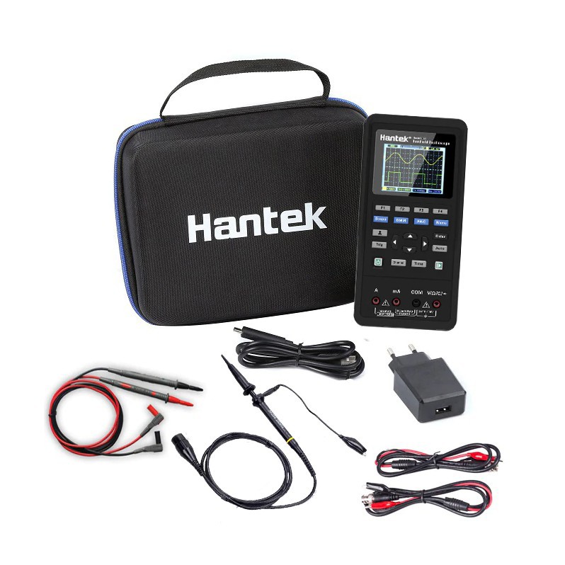 Hantek 2D72 ดิจิตอล ออสซิลโลสโคป + มัลติมิตเตอร์ + ฟังก์ชั่น เจนเนอร์เรเตอร์ แบบพกพา 3 in 1 250MSa/S