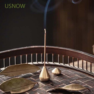 Usnow ฐานธูปทองเหลืองขนาดพกพาสําหรับตกแต่งบ้าน