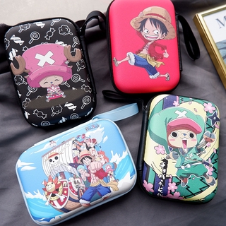 กระเป๋าซิป กระเป๋าจัดระเบียบ กล่อง EVA กระเป๋าถือ เคสวันพีช 2.5 นิ้ว สำหรับใส่อุปกรณ์สายไฟฟ้า สายเคเบิล พาวเวอร์แบงค์ ฮาร์ดดิสก์