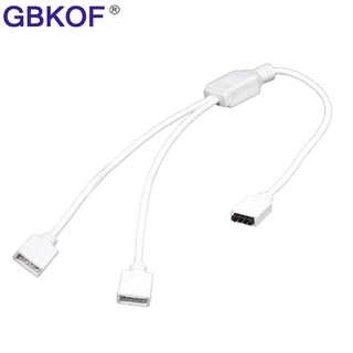 Gbkof Female สายเคเบิ้ลแยกขั้วต่อ Rgb Led พร้อม 4 Pin Connector สําหรับ 3528 5050 Led Strip