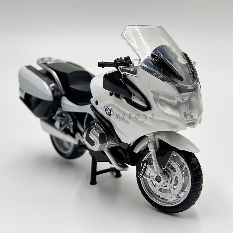 1:18 โมเดลรถจักรยานยนต์Diecastของเล่นEasy Rider BMW R1250 RT Miniature Replica