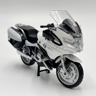 โมเดลรถจักรยานยนต์ ขนาด 1:18 Diecast Rider BMW R1250 RT ของเล่นสําหรับเด็ก