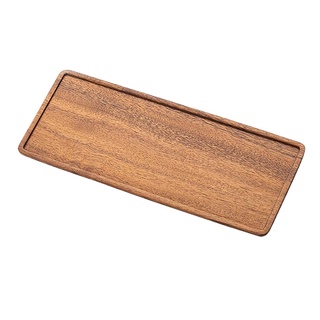 [NANA] Wooden Large Serving Tray Rectangular Coffee Dinner Food Trays 30x12x1.2cm