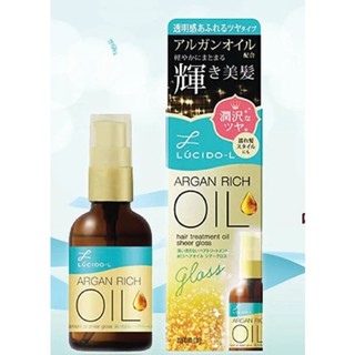 LUCIDO-L Hair Treatment Oil Sheer Gloss ลูซิโด แอล แฮร์ ทรีทเมนท์ ออยล์ เชียร์ กลอส 60 มล.