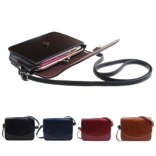 กระเป๋าหนังสะพายไหล่ผู้หญิง กระเป๋าแมสเซนเจอร์สไตล์ Retro ส่วนลด100 บาท โค้ด