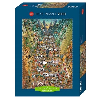 จิ๊กซอว์ 2000 pcs PUZZLE HEYE - PROTEST! (Degano)