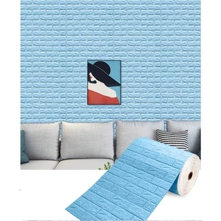วอลเปเปอร์ติดผนัง 3 มิติแบบม้วน wallpaper 3D ขนาด 70x770cm