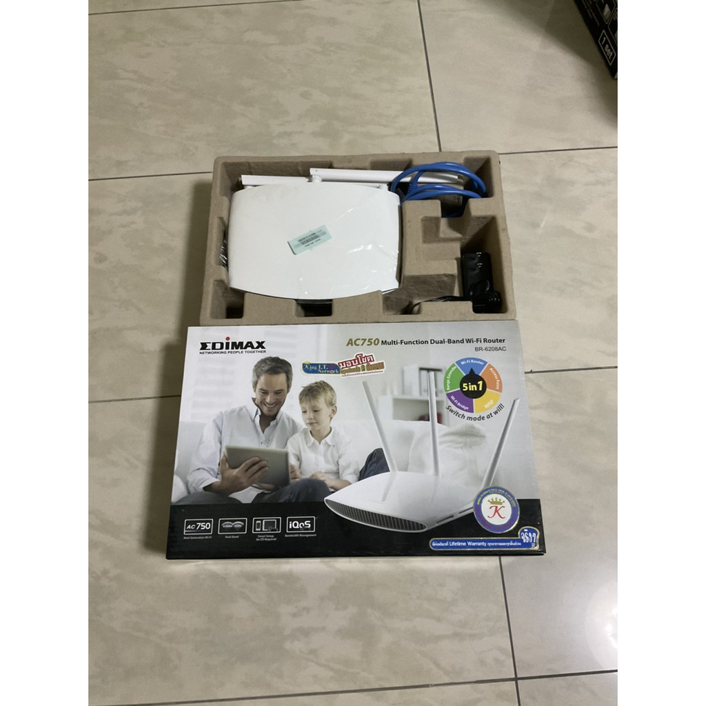 EDIMAX (BR-6208AC) Multi-Function Dual-Brand Wi-Fi Router