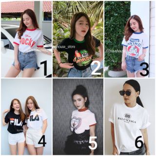 🔥🔥sale!! เสื้อยืดเกรด A ทุกแบบ ราคา 120 บาท🛍🛍