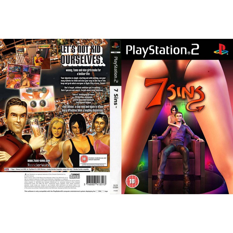 7 SINS [PS2 EU : CD 1 Disc]