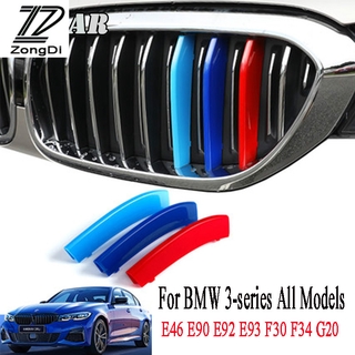 กระจังหน้ารถยนต์ m - sport grille 3 ชิ้นสําหรับ  G20 E90 E91 E92 E93 F30 F34 E46 Coupe 3 Series GT