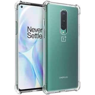 OnePlus 8T + 5G เคสซิลิโคนกันกระแทกเคส OnePlus Nord N10 N100 8T 8 7 7T Pro Plus 5G Anti-fall เคสใส