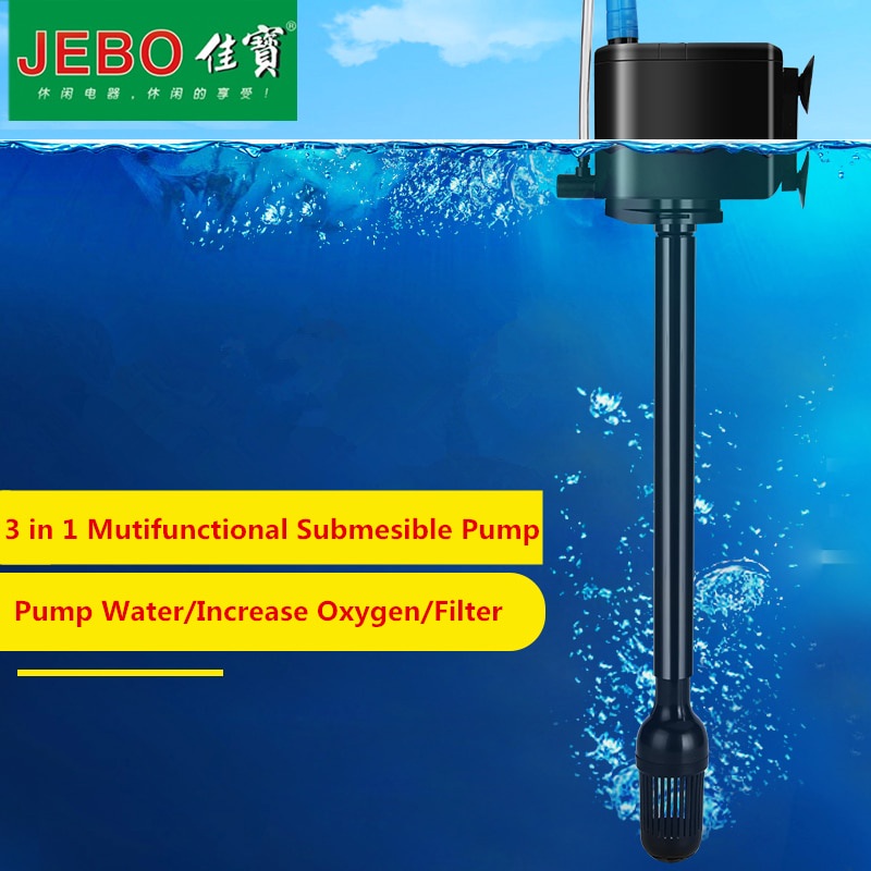 JEBO 19W Aquarium Water Pump For 3 in 1 Mutifunctional Aquarium Pump