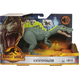 Mattel Jurassic World Roar Strikers Ichthyovenator (HDX44) ของเล่นแอ็กชั่นฟิกเกอร์ไดโนเสาร์ อิกทีโอเวเนเตอร์