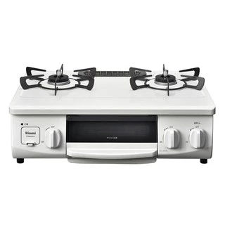 Rinnai เตาแก๊สตั้งโต๊ะ 2 หัว พร้อมเตาย่าง Howaro (RTC-5912SG-EWS) เตาแก๊สมินิมอล