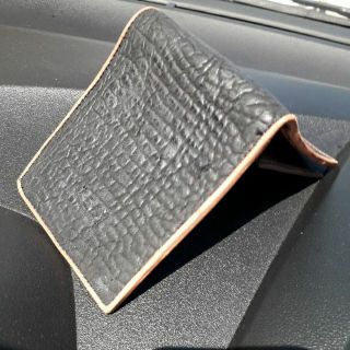 Shark  wallet Horn back Black กระเป๋าสตางค์ฉลามแท้