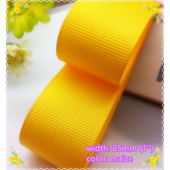 1 นิ้ว [5 ขนาดราคา] 30 สีสีทึบทั้งหมดโมโนโครมสีทึบซี่โครงริบบิ้นห่อเข็มขัด ทําเอง โบว์เข็มขัดวันหยุดห่อของขวัญเข็มขัด
