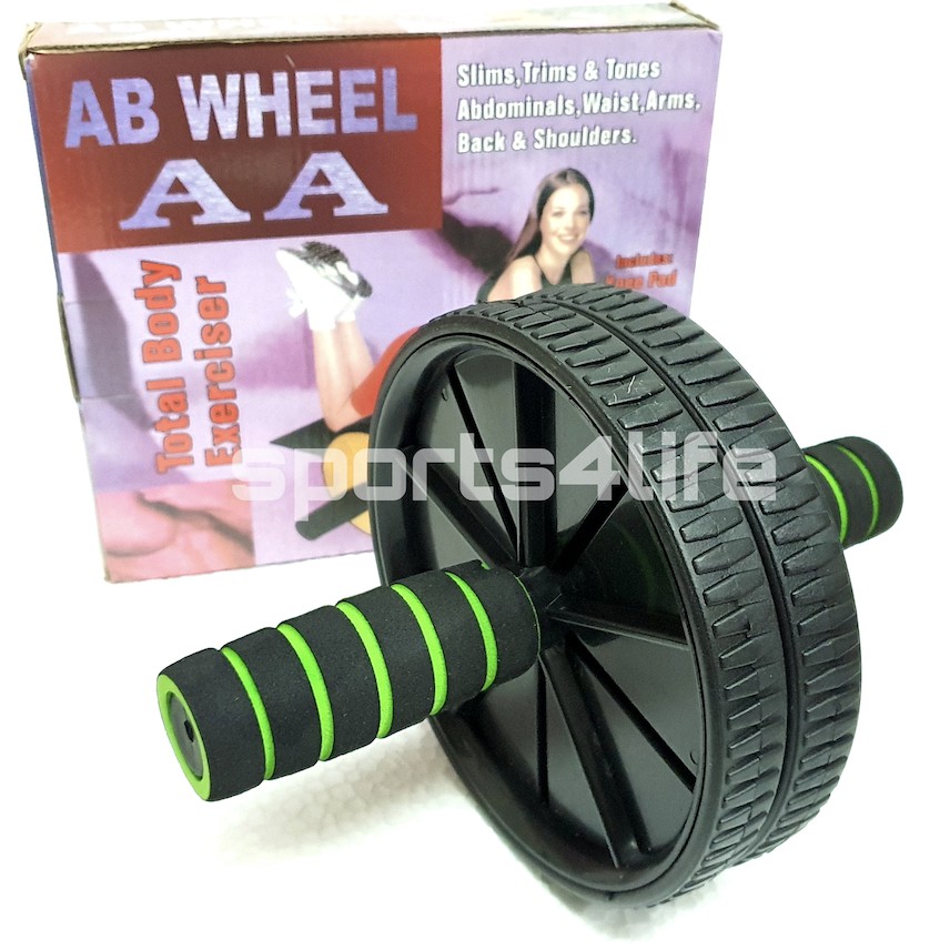 คุณภาพ Six Pack Abs Roller [Abs Wheel] Abdominal Roller Trainer ล้อออกกําลังกาย Solid AB Roller Whee