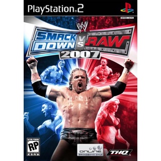 WWE SmackDown vs. Raw 2007 แผ่นเกมส์ PS2