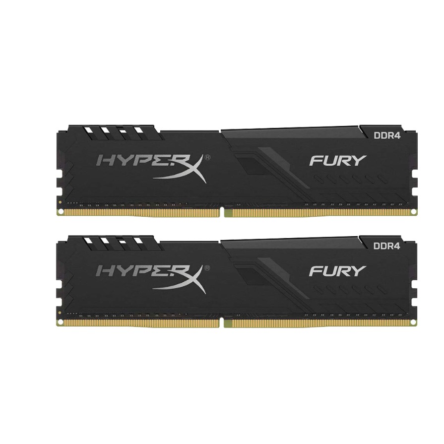 KINGSTON HyperX FURY BLACK 32GB (16GBx2) DDR4/2400 (HX424C15FB3K2/32)RAM PC(แรมพีซี)