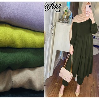 Extrajaya Olshop Tunic ชุดเสื้อผ้าสําหรับสตรีชาวมุสลิม 1ชุด