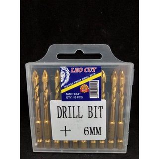 ดอกสว่าน เจาะกระเบื้อง กระจก DRILL BIT ขนาด 6 mm ขายเป็นดอก