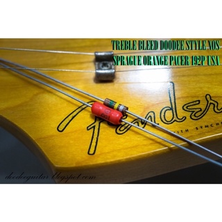 TREBLE BLEED DOODEE STYLE NOS SPRAGUE ORANGE PACER 192P USA