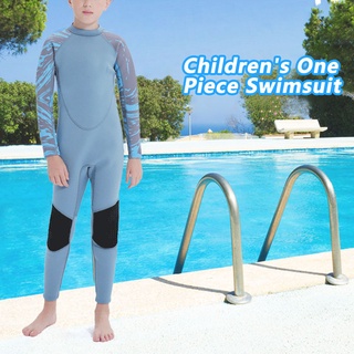 Childrens Wetsuit One Piece Swimsuit Kids Diving Suit for Surfing Snorkeling Kayaking