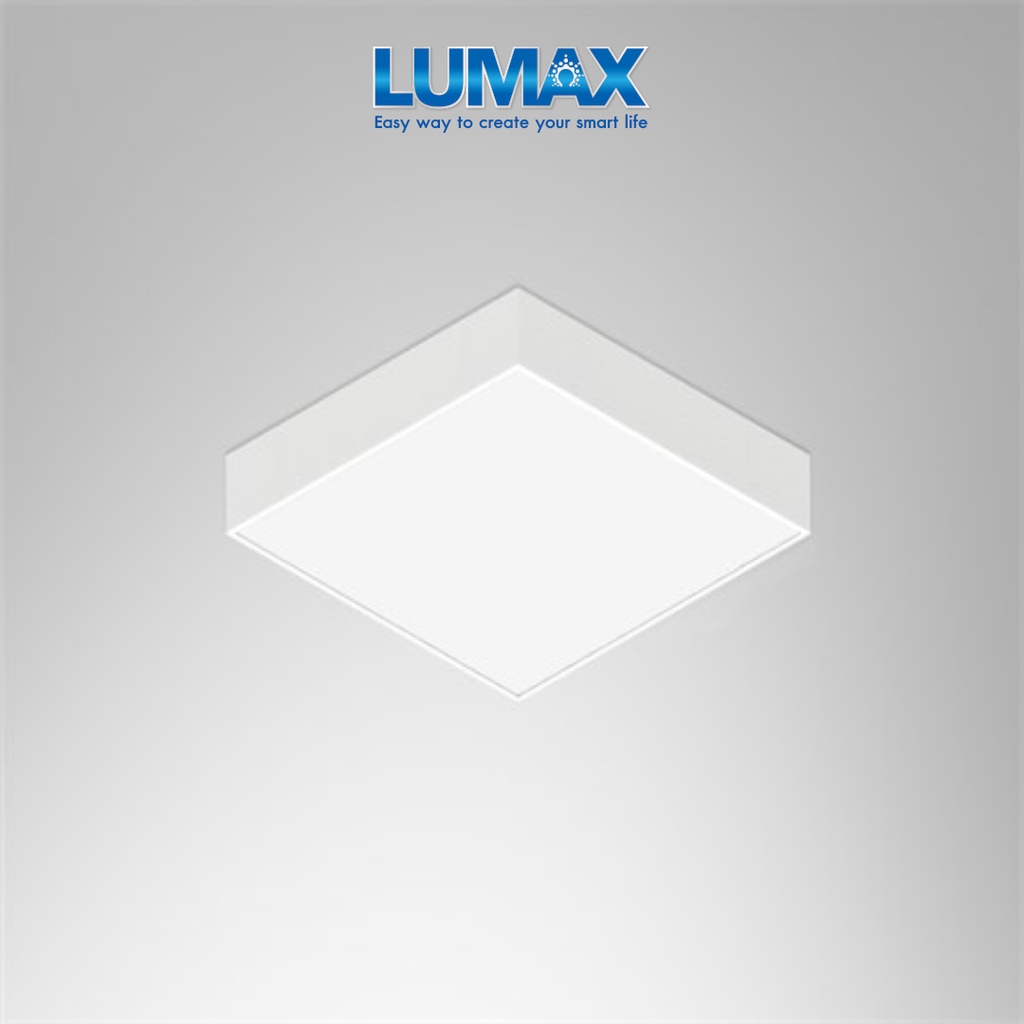 LUMAX ชุดโคมติดลอย PANEL LED 18W สี่เหลี่ยม รุ่น SSPL175CS เลือกได้ 3 แสง Warm White, Cool White, Day Light