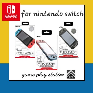 nintendo switch thin case แท้ ใช้กับรุ่น v1,v2 ( nyko ) clear สีใส / gray สีเทา / neon สีนีออน