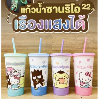 พรีเมียมเซเว่น  7-11 แก้วเรืองแสง แก้วน้ำซานริโอ Sanrio