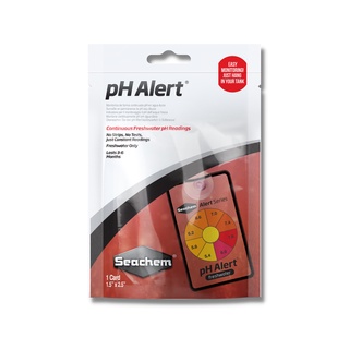 Seachem pH Alert™ monitors pH in freshwater - แถบเตือนวัดค่า PH ชนิดติดตู้ปลาน้ำจืด ตู้ไม้น้ำสวยงาม