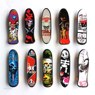 Ob/ Cool Skull Fingerboard สเก็ตบอร์ดขนาดมินิของเล่นสําหรับเด็ก