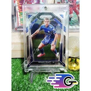 การ์ดนักฟุตบอล 2020-21 Panini Prizm Premier League dennis praet Leicester City Base Card #129