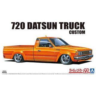 โมเดลรถยนต์ AOSHIMA DATSUN TRUCK CUSTOM 82 1/24