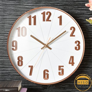 นาฬิกาแขวนผนัง นาฬิกทรงกลม แบบเก็บเสียง   Wall Clock