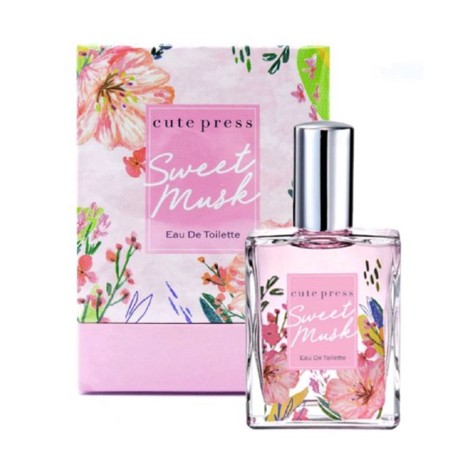 ส่งด่วน/ของแท้/ราคาถูก Cute Press Sweet Musk Eau De Toilette คิวเพรส น้ำหอมคิวเพรส คิวท์เพรส กลิ่น สวีทมัสค์ 60ml.
