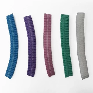 หมวกคลุมผม หมวกตัวหนอน (แพค 50/100 ชิ้น) ขนาด​19​นิ้ว 4 สี วัสดุใยสังเคราะห์