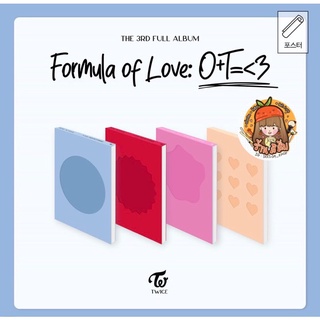 🧪 [พร้อมส่ง] อัลบั้ม TWICE : Full album Vol.3 [Formula of Love: O+T=<3] 💖