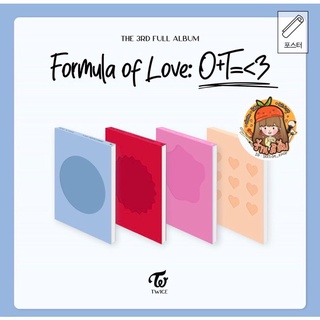 🧪 [พร้อมส่ง] อัลบั้ม TWICE : Full album Vol.3 [Formula of Love: O+T=&lt;3] 💖