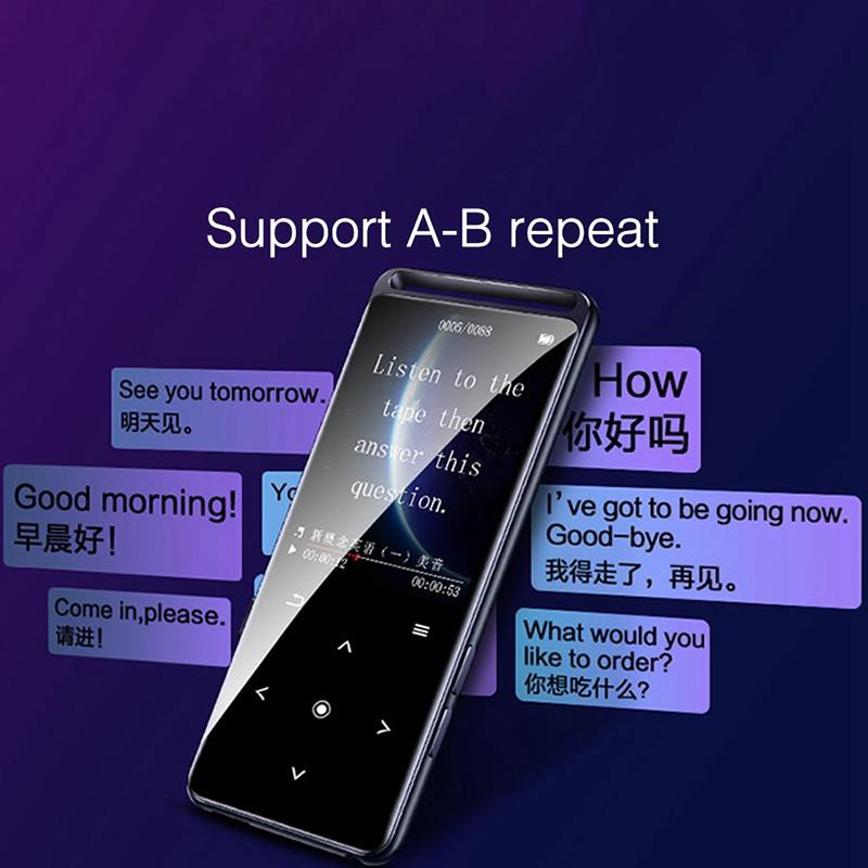 BENJIE M6 Bluetooth 5.0 Lossless MP3 Player 16GB HiFi Portable Audio