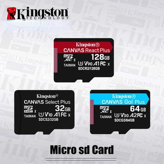 Kingston การ์ดหน่วยความจํา 128Gb 16Gb 32Gb 64Gb Class10 Tf แฟลชการ์ด 256Gb 512Gb การ์ดหน่วยความจําสําหรับ Gopro Dj Drone