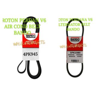 (BANDO) Proton PERDANA V6 (เข็มขัดนิรภัย / สายพานเทอร์เนเตอร์) (SET) 4PK945 / 5PK1080