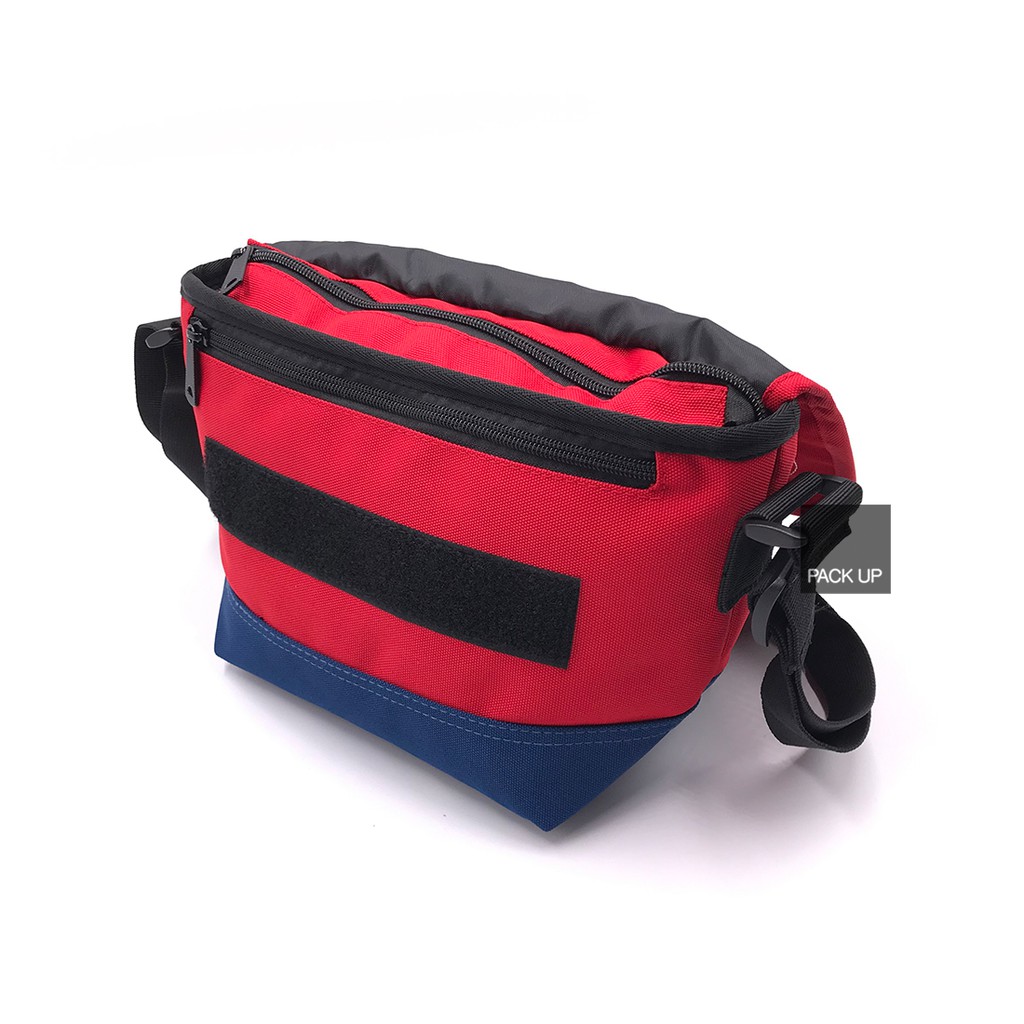 𝗣𝗔𝗖𝗞 𝗨𝗣 กระเป๋าสะพาย MTF รุ่น 6068 (สีแดง)