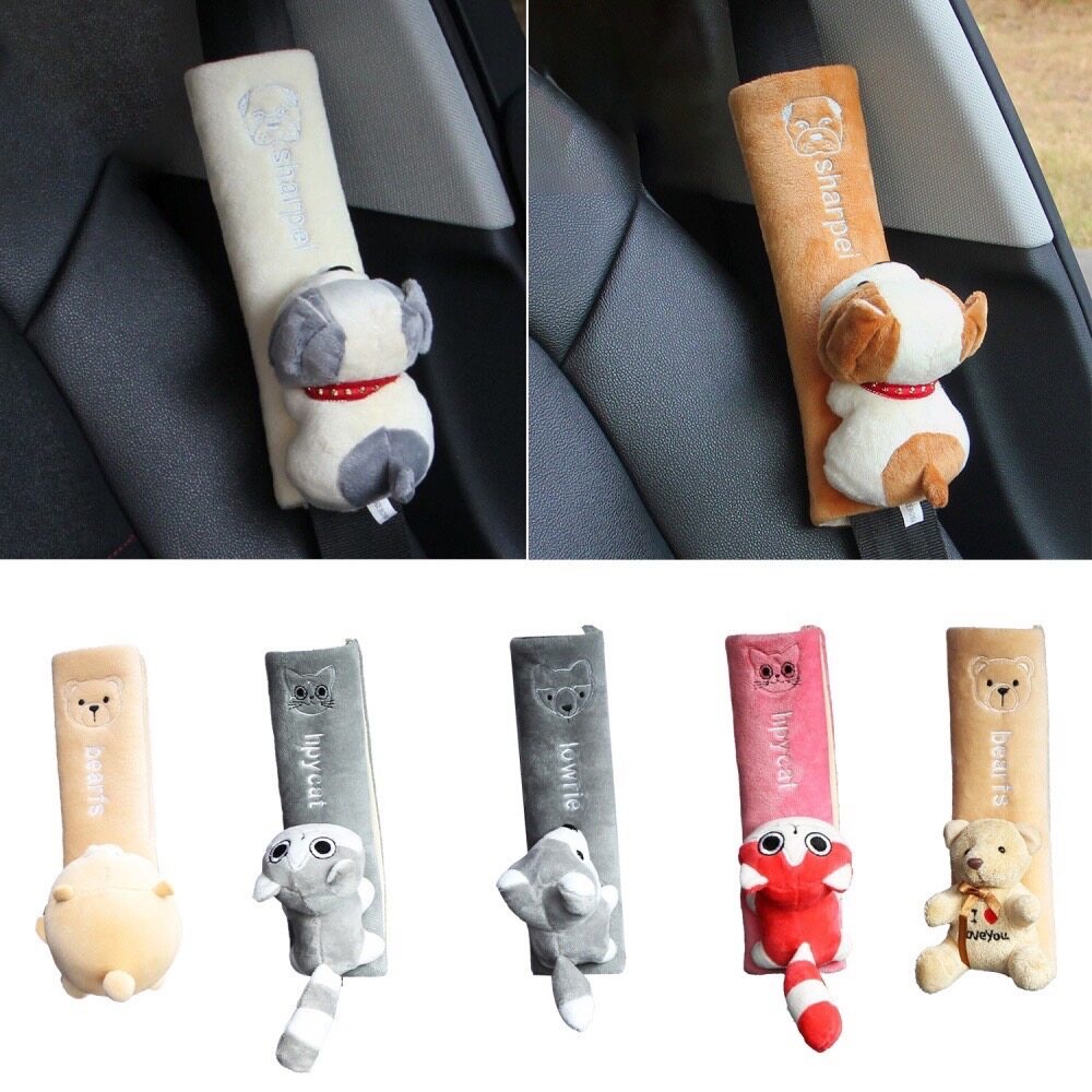 ปลอกหุ้มเข็มขัดนิรภัย (1ชิ้น) หุ้มเบลท์ ปลอกเบลท์ ลายการ์ตูนน่ารักๆ