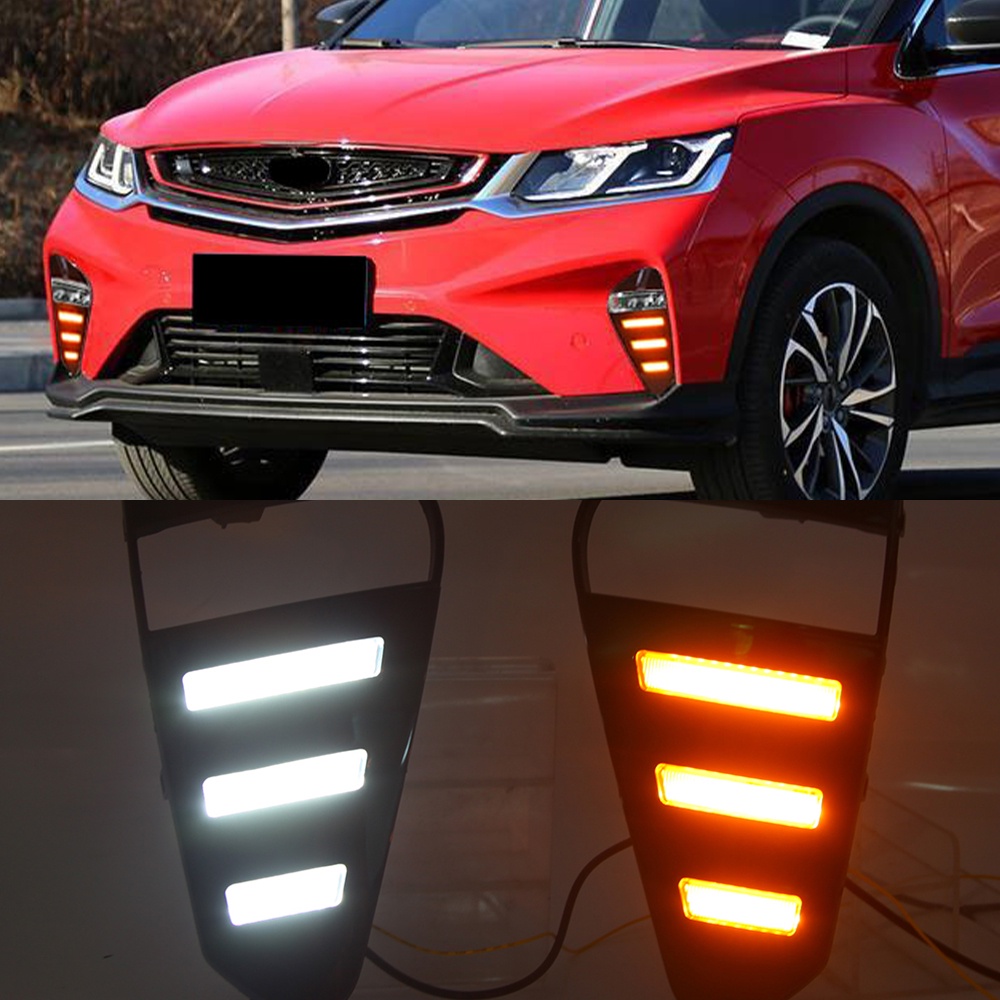 1Set Car DRL For Geely coolray (SX11) 2019 2020 Daytime Running Lights